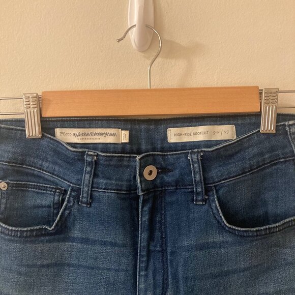 Pilcro & The Letterpress Medium Wash Blue Boot Cut Jeans Woman's Size 27 - Picture 3 of 10